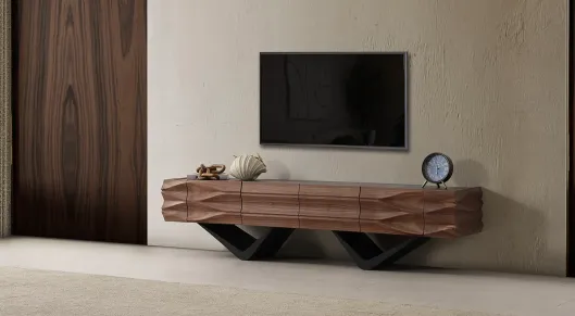 Product img 2, Dolunay Ceviz Metal Ayaklı Tv Ünitesi